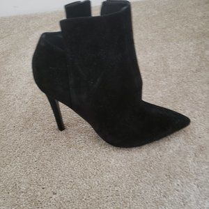 Black Suede Booties